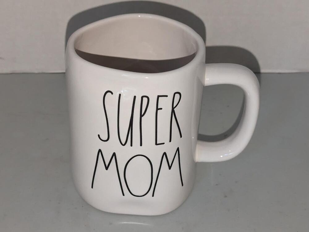 Rae Dunn Super Mom 4 3/4" Mug Artisan Collection By Magenta #202 -0823